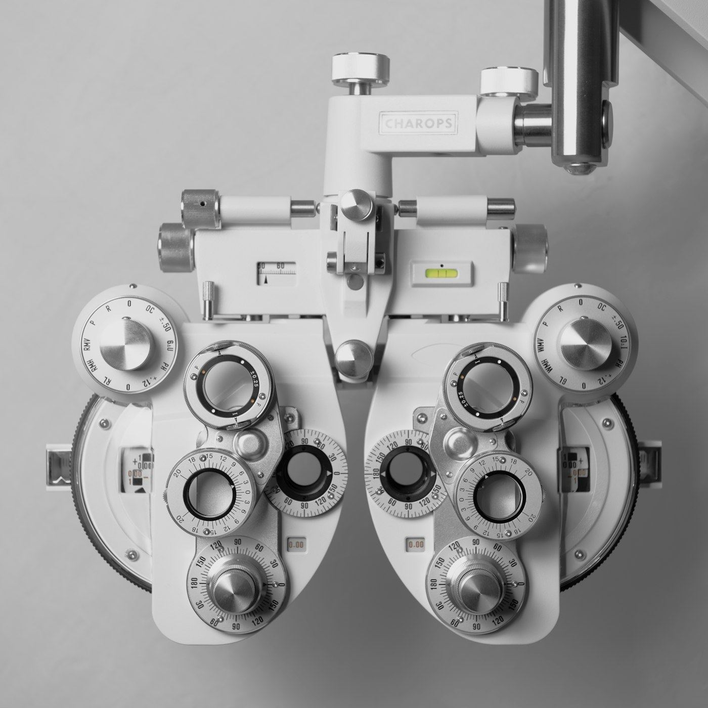Phoropter used during a comprehensive eye examination